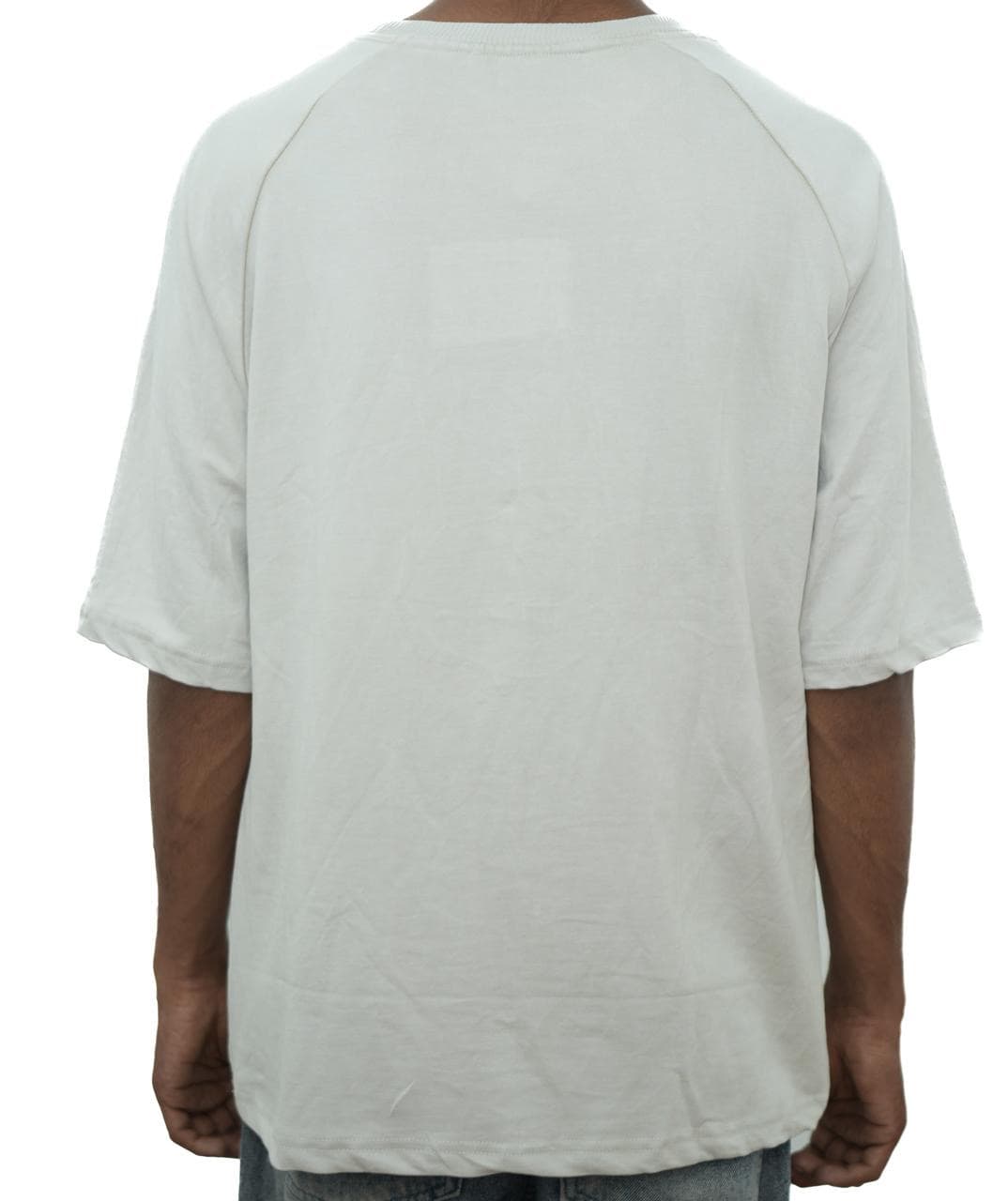 Light Grey Oversized Contrast T-Shirt alternate view