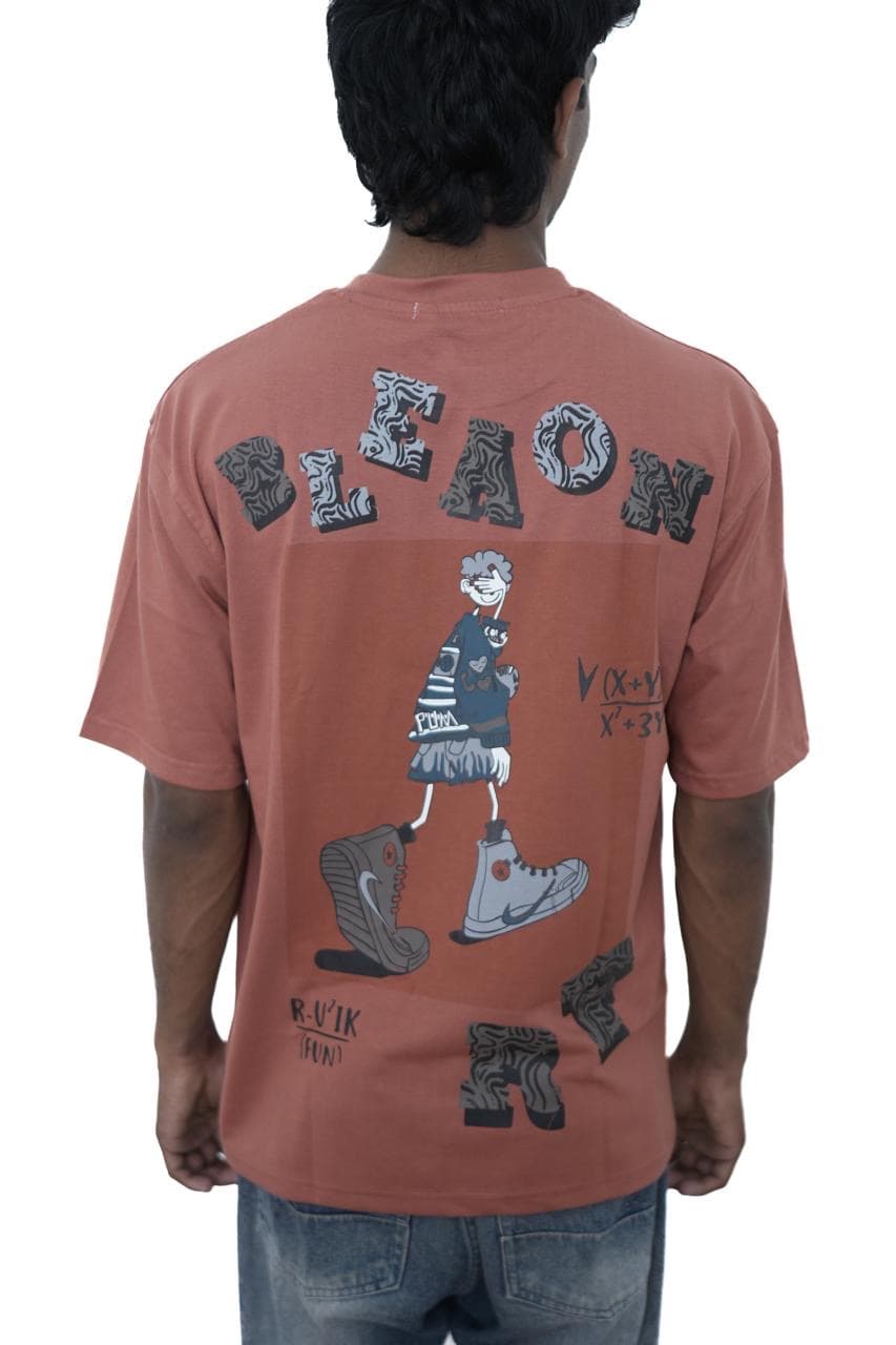Rust Oversized Graphic T-Shirt alternate view